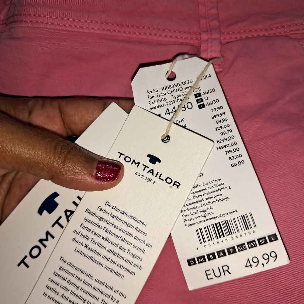 Imported Tom Tailor Cotton Pant - Picture 7 of 8
